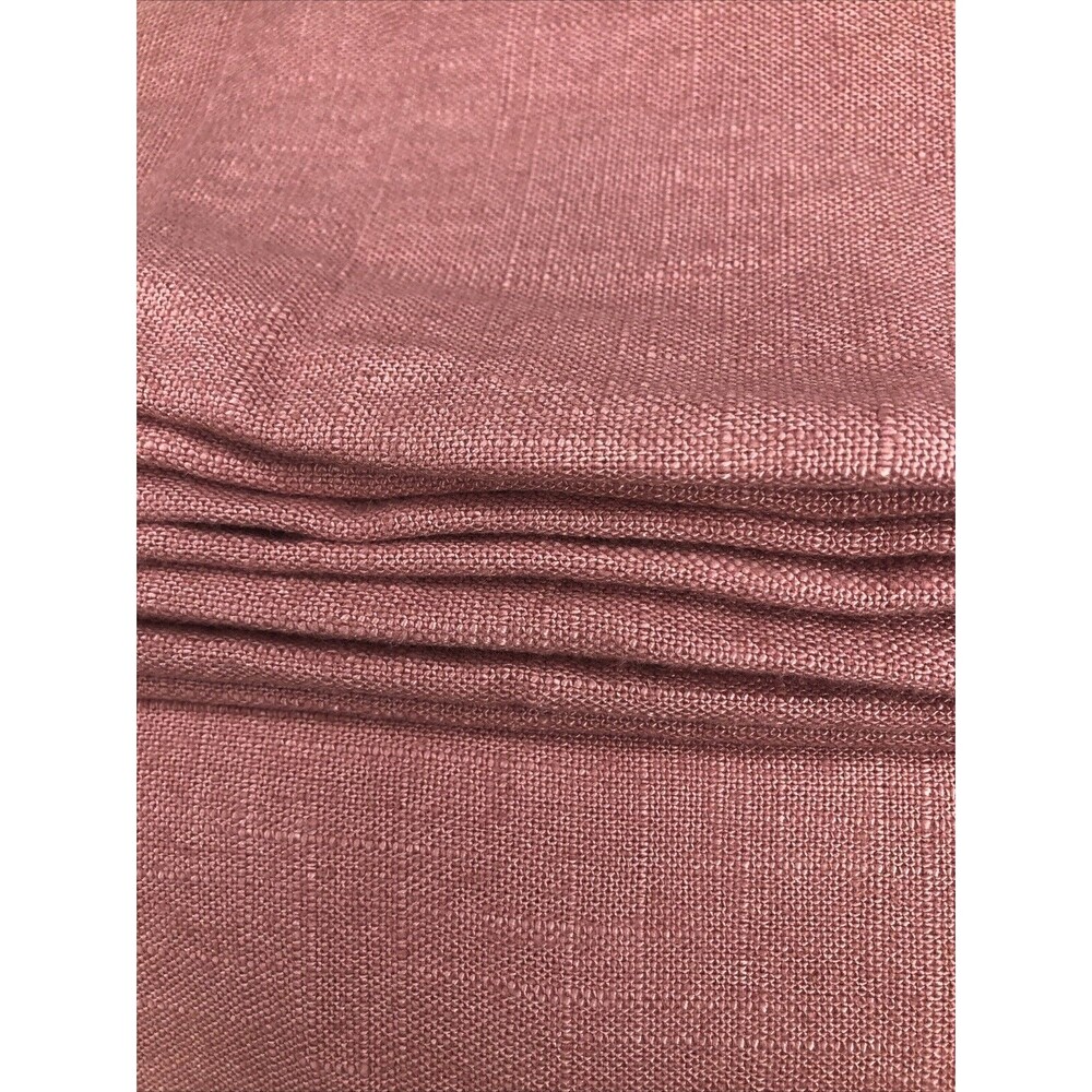 Heavyweight Linen Blend Duvet Cover  - Casaluna KING ROSE NEW!! NO SHAMS - Picture 9 of 11